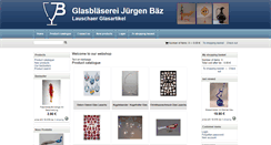 Desktop Screenshot of lauschaer-glasartikel.de