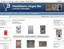 Tablet Screenshot of lauschaer-glasartikel.de